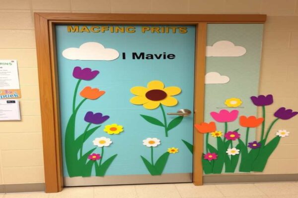 spring classroom door ideas