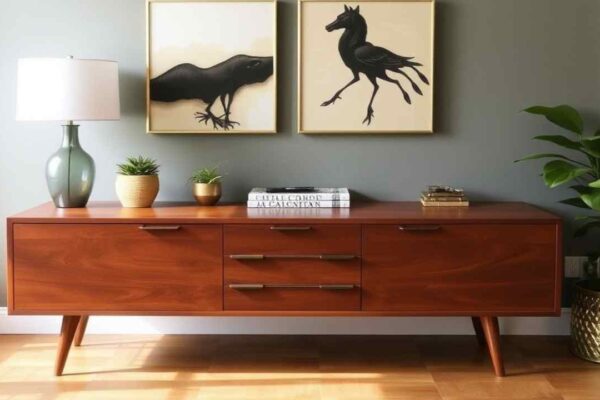 how to make cherry wood furniture look modern