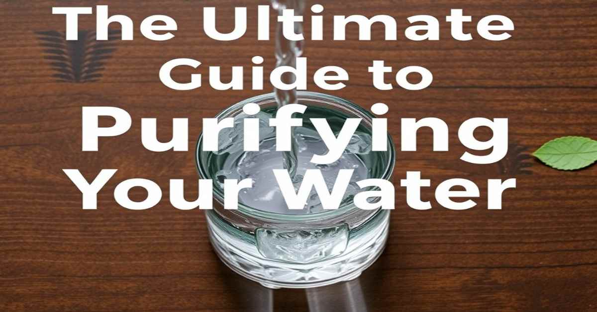 how to purify water