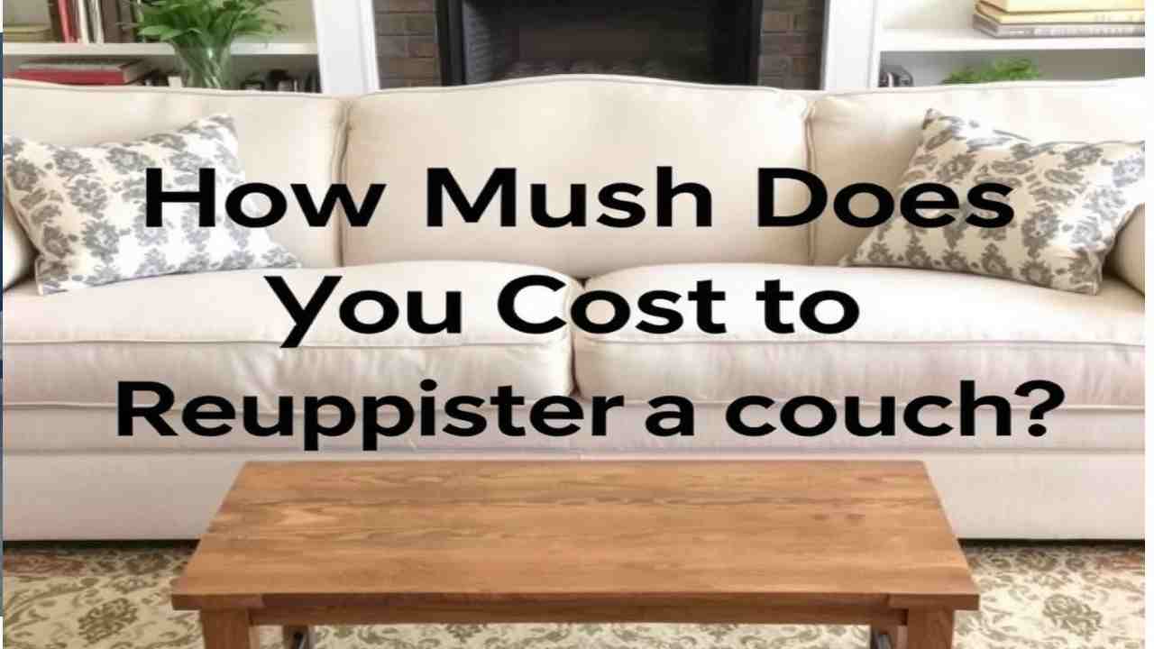 how much does it cost to reupholster a couch