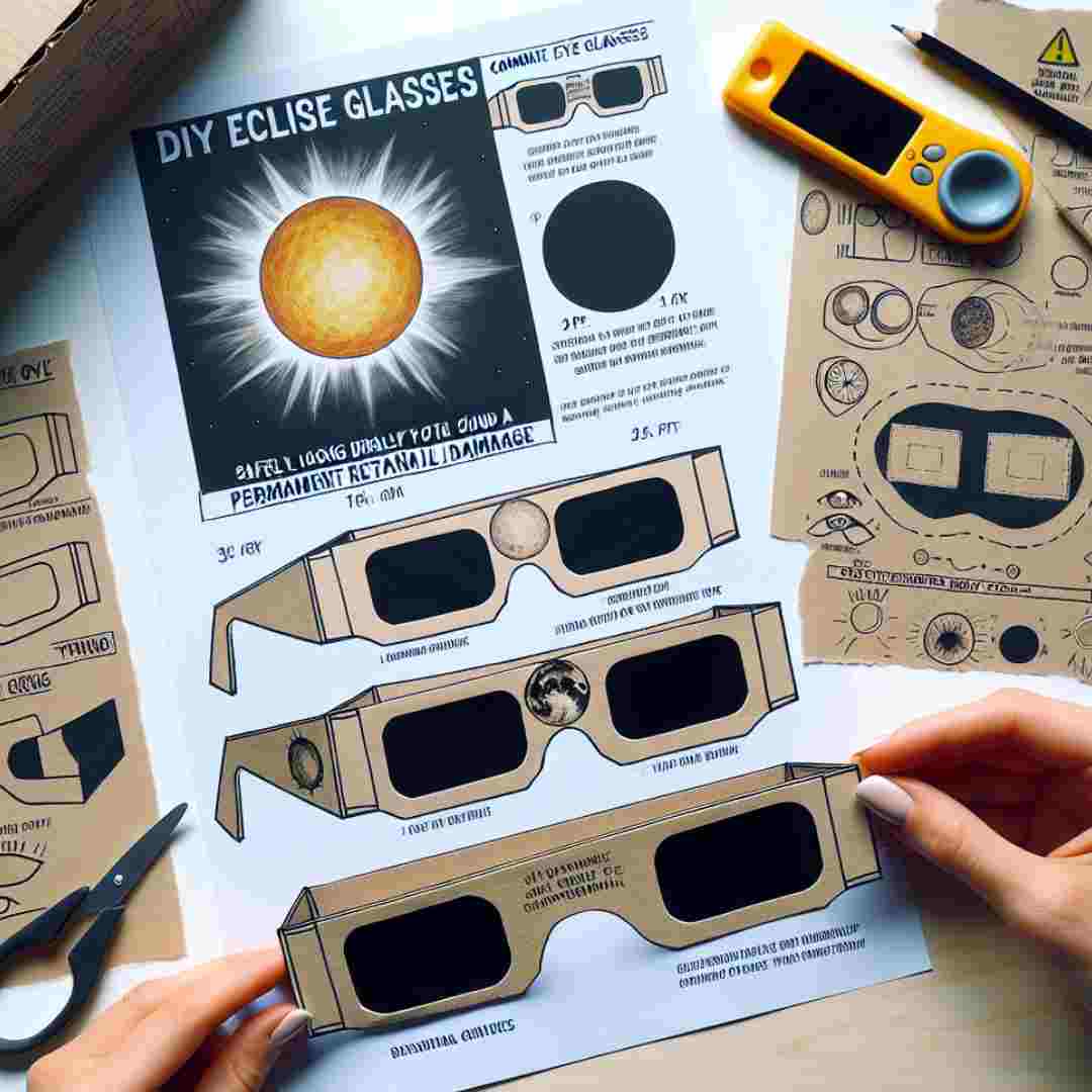 how to make eclipse glasses at home