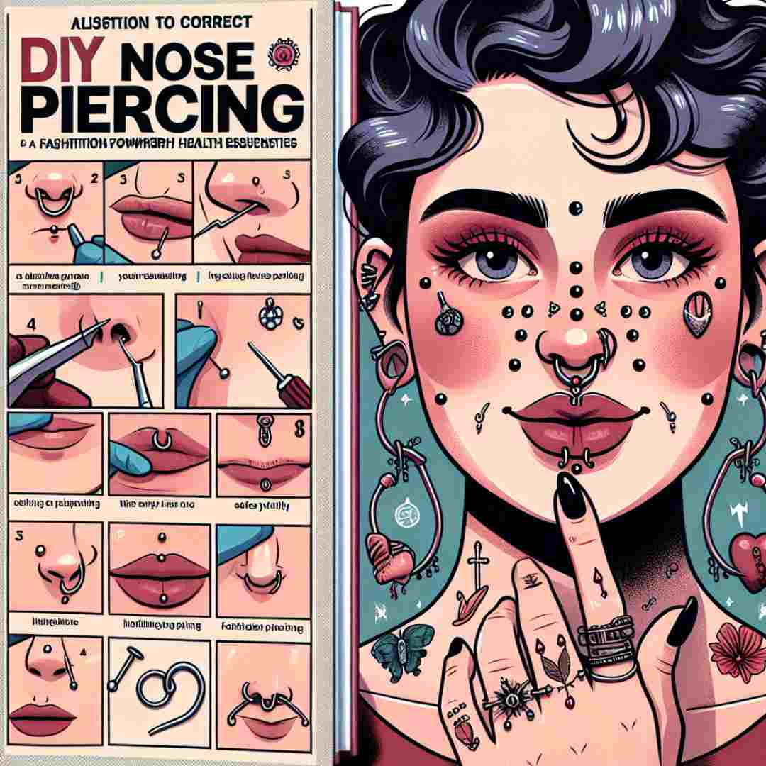 how to pierce your nose at home