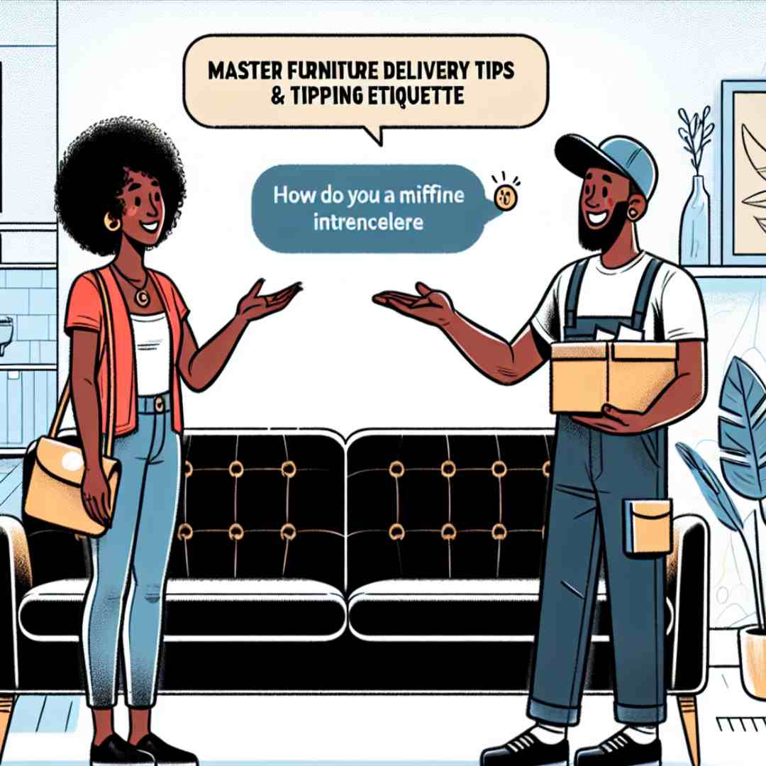 how much to tip furniture delivery