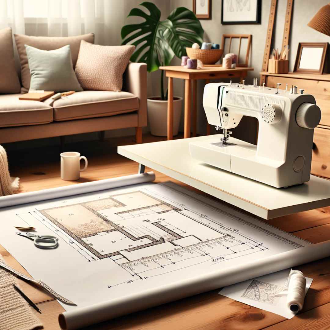 how to measure sewing machine for extension table