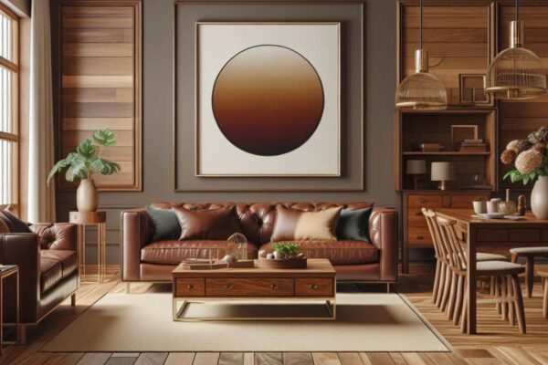 what colors go with brown furniture