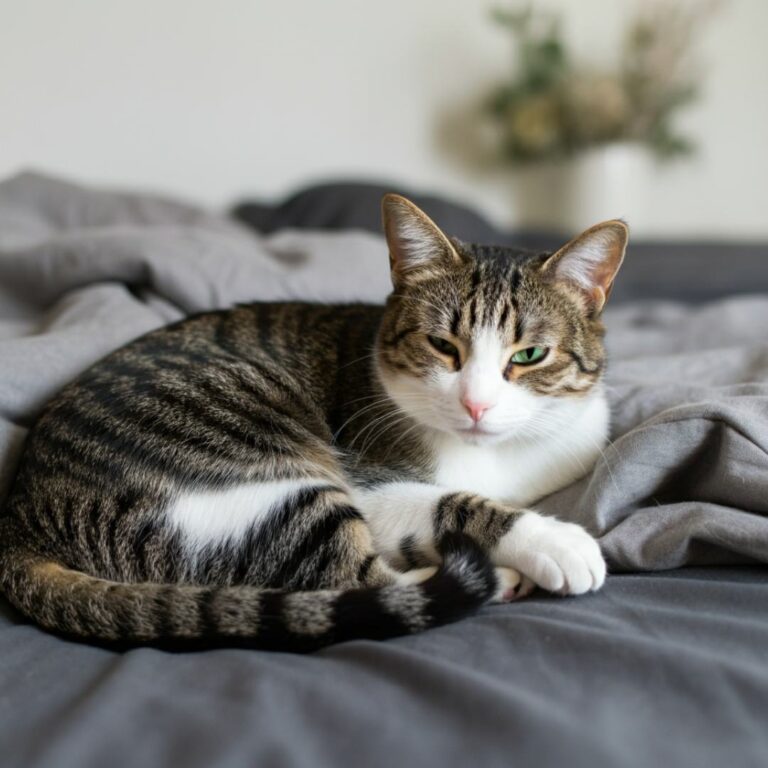where your cat sleeps on your bed and what it means