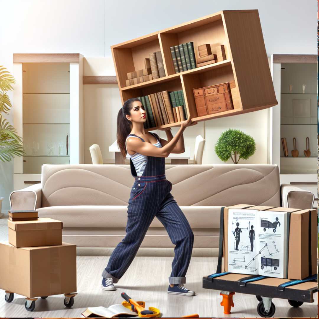 how to move heavy furniture by yourself