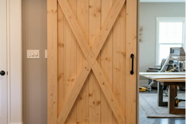 how to build a barn door