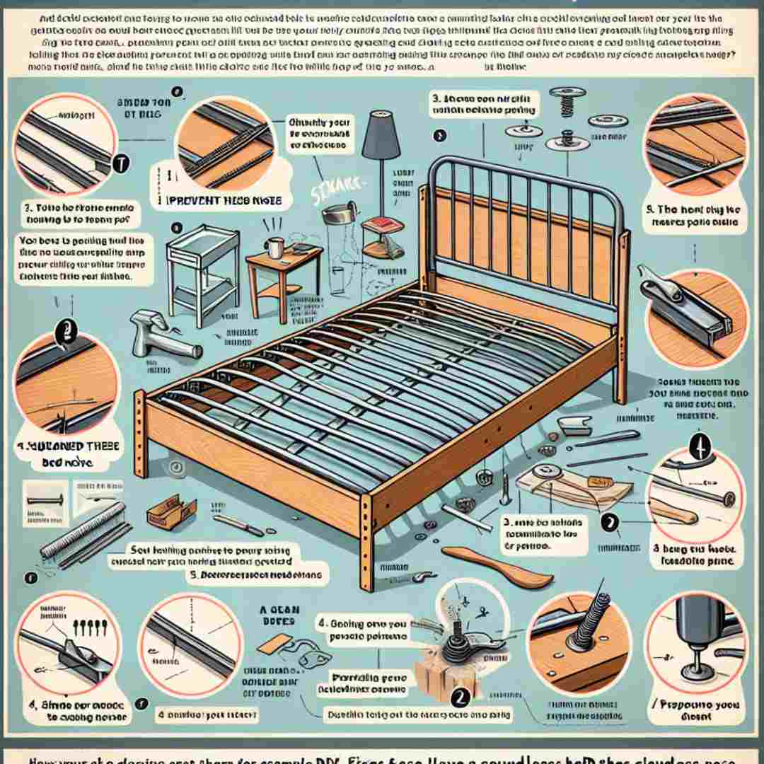 how to stop metal bed frame from squeaking