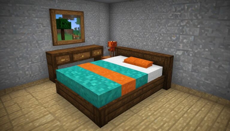 how to make a bed in minecraft