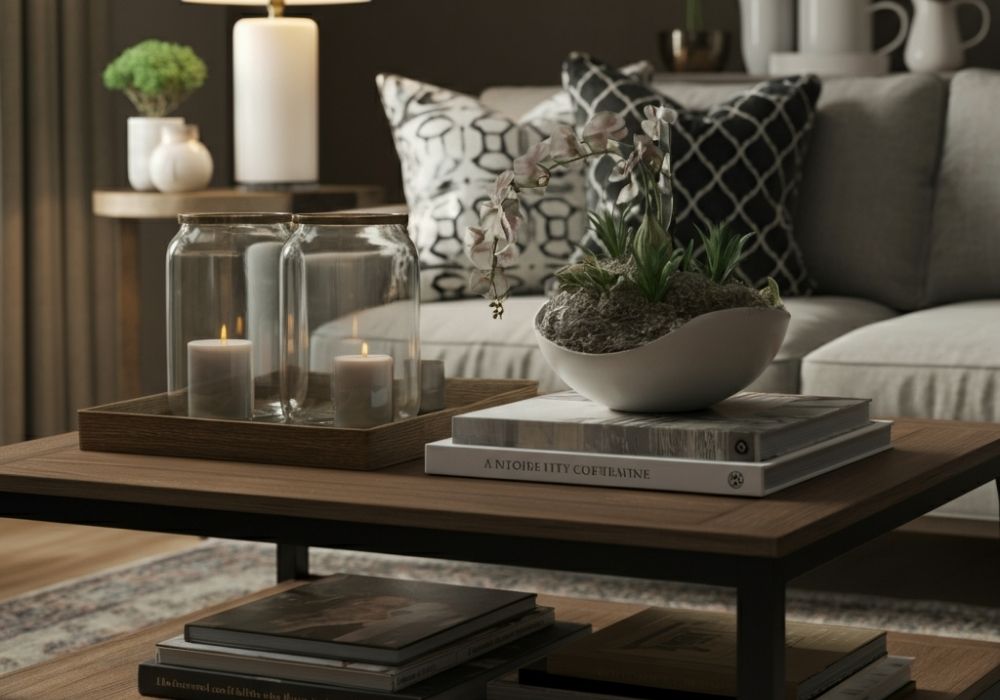 how to decorate a coffee table