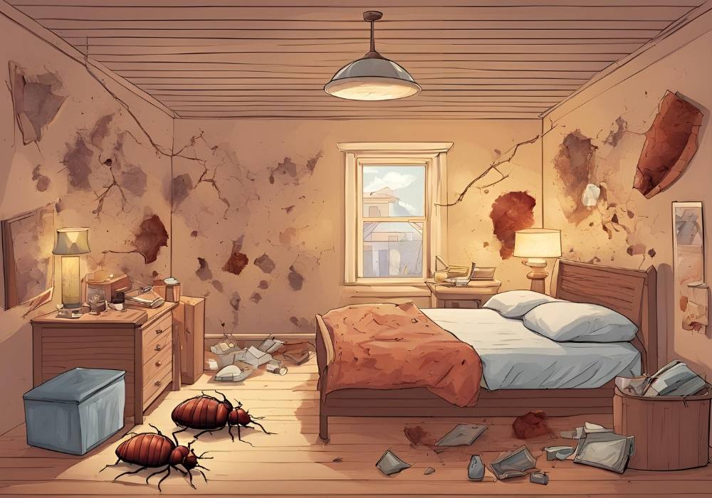 where do bed bugs hide