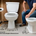 toilet rough in dimensions