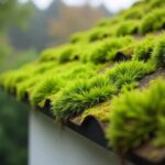 moss on roof