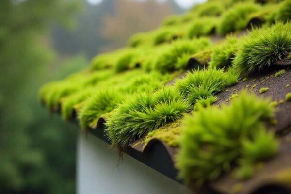 moss on roof