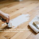 how to get paint off of hardwood floors