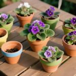 african violet pots