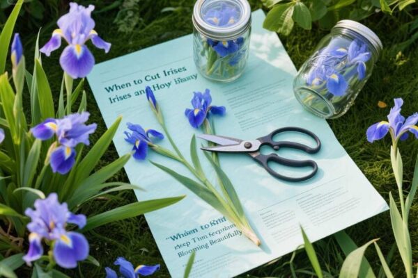 when do you cut irises