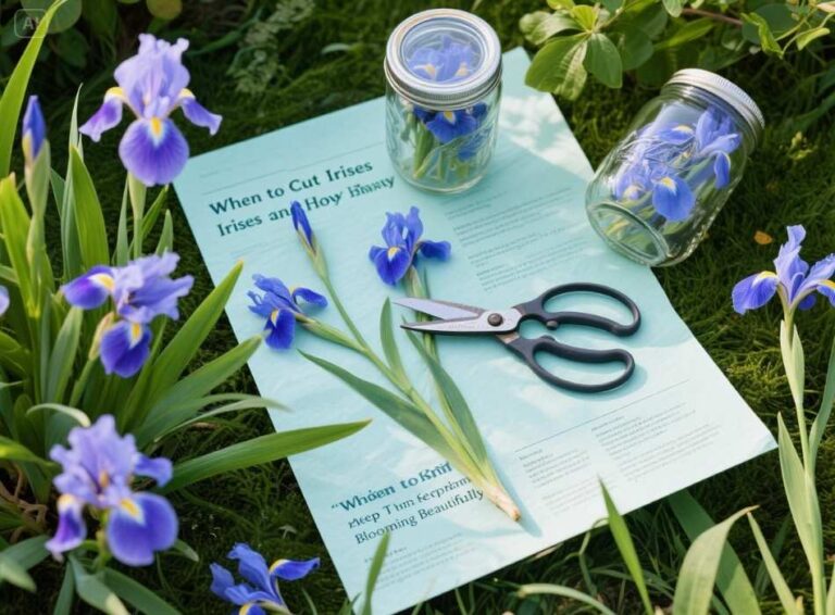 when do you cut irises