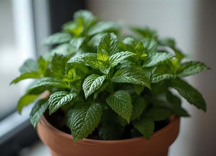 growing mint indoors