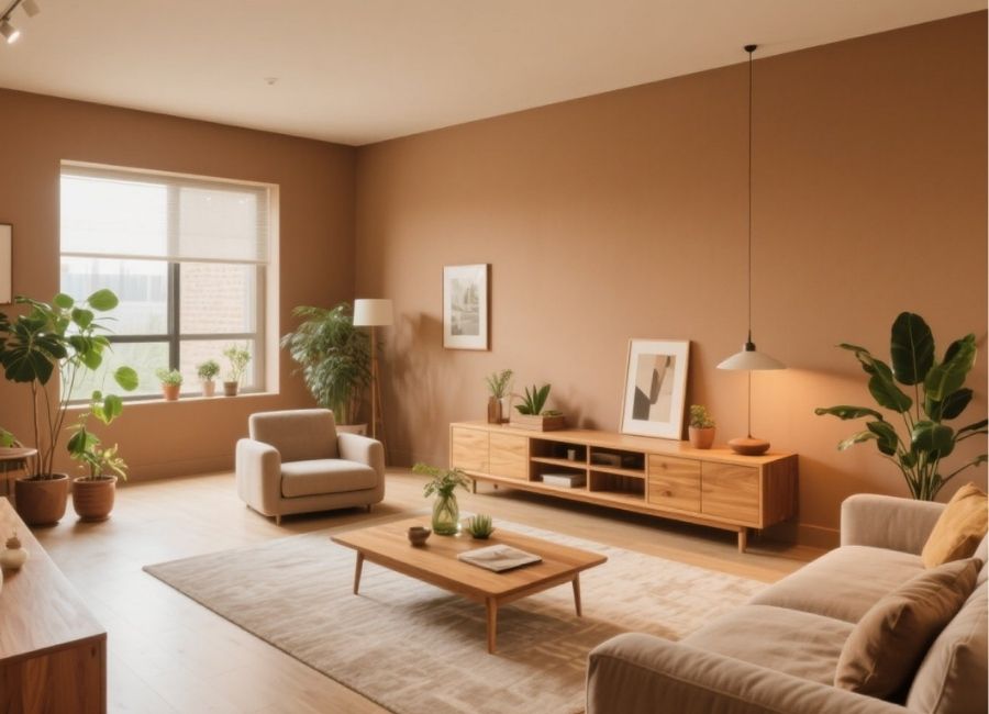 light brown paint