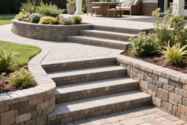 Paver Steps The Complete Guide to Design and Installation paver steps