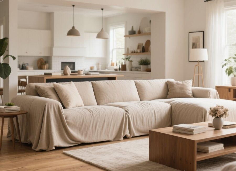 is it better to buy slipcovered sofa