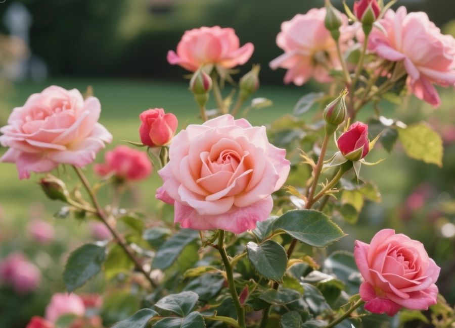 one of my rose bushes has stopped budding