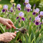 when do you trim irises