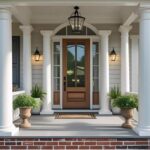 columns on porch