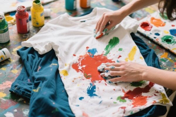 will acrylic paint wash off clothes