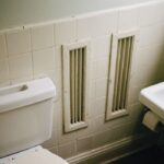 what are the vertical vents in old bathrooms