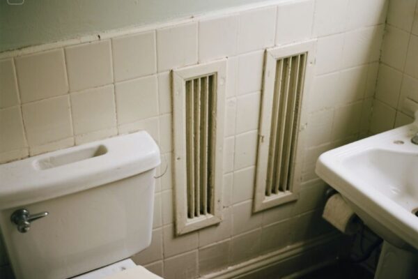 what are the vertical vents in old bathrooms