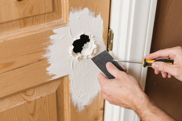 Advanced Guide to Repairing a Hole in a Door how to fix a hole in a door