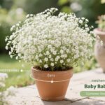 what are the spacing and pot size for baby's breath