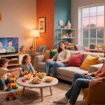 list 4 activities that takes place in family rooms