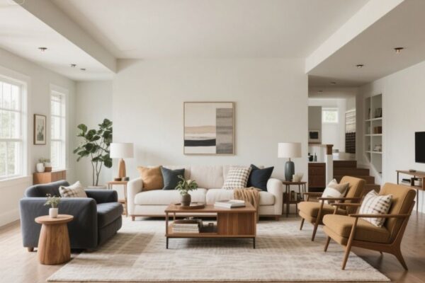 what might be placed in a secondary furniture groupin