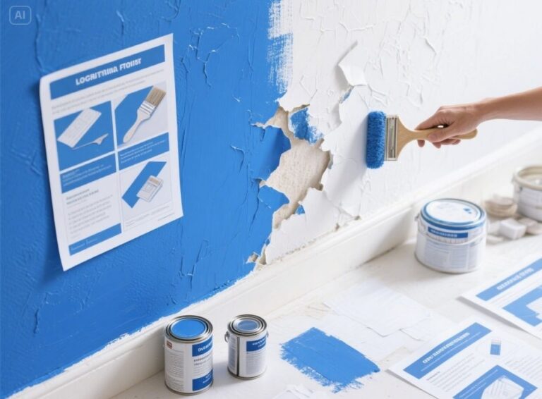 Why Did the Paint Peel Off the Wall in One Layer?