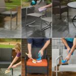 how to clean patio furniture