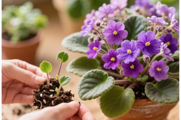 how to propagate african violets