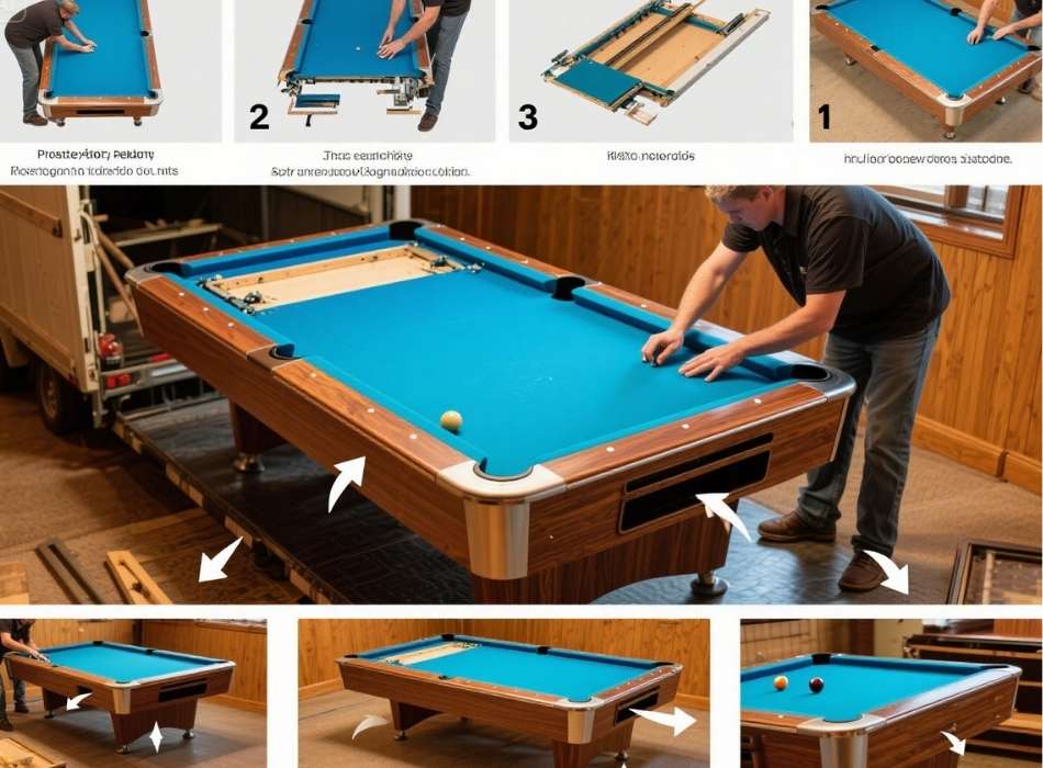 how to move a pool table