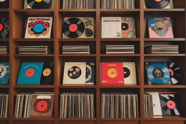 vinyl lp shelf