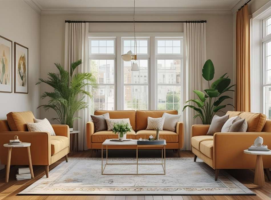 how to arrange living room furniture in small space