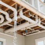 water pipes structure in second floor