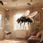 big flies in house