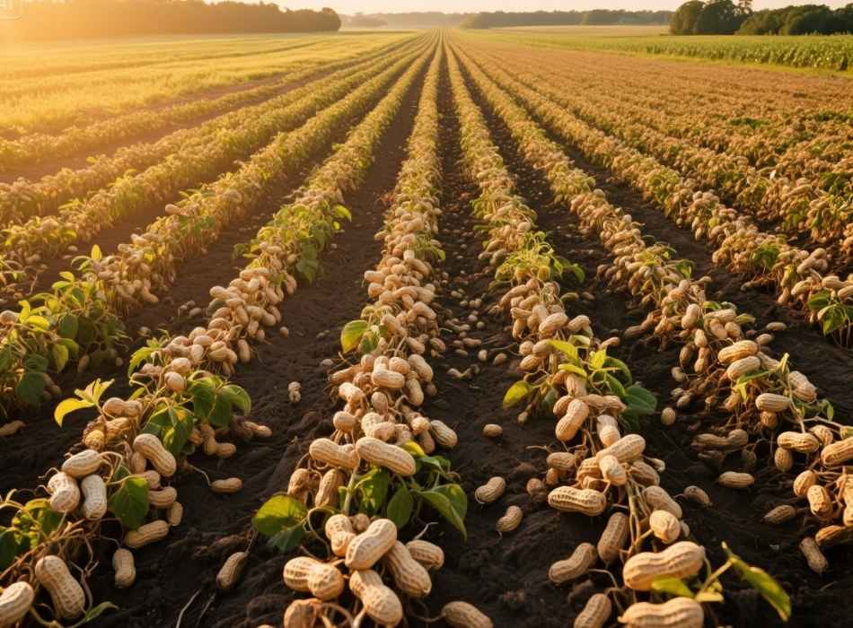 what is the climate where peanuts are grown in georgia