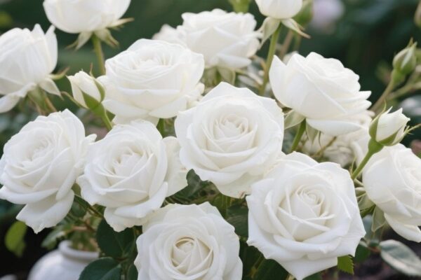 white rose plant