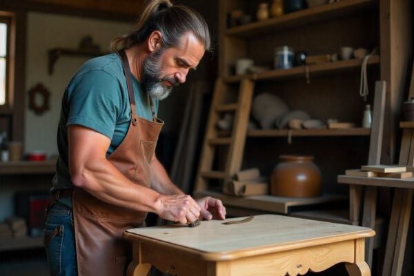 how to refinish a table
