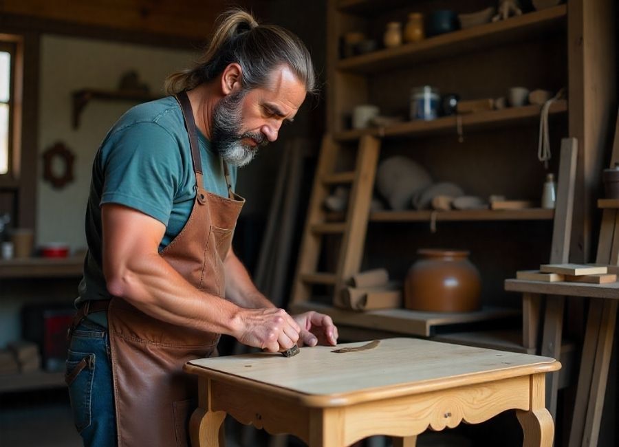 how to refinish a table