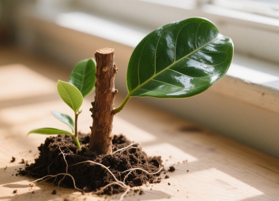 how to propagate rubber plant